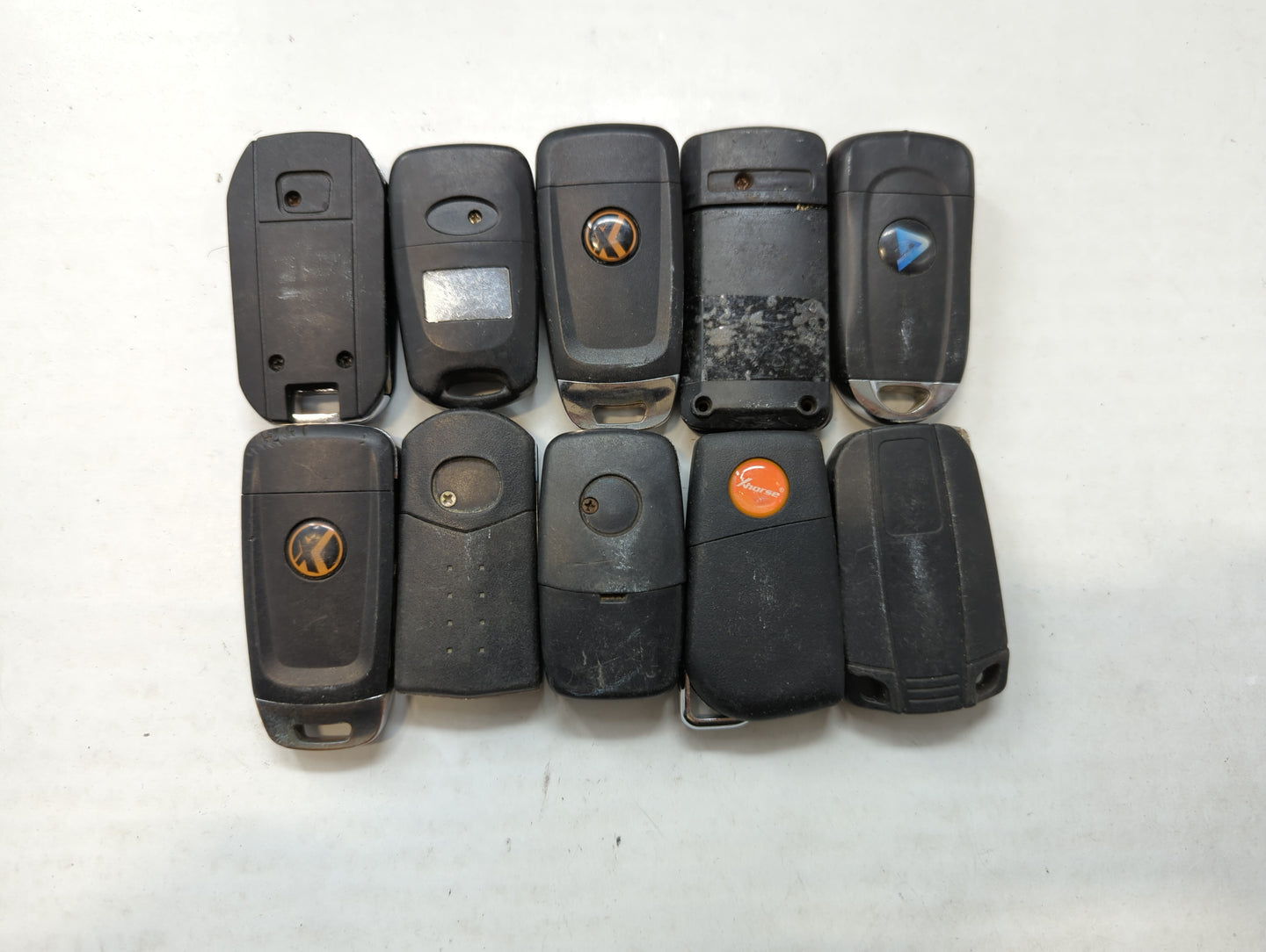 Lot of 10 Aftermarket Keyless Entry Remote Fob MIXED FCC IDS MIXED PART - Oemusedautoparts1.com