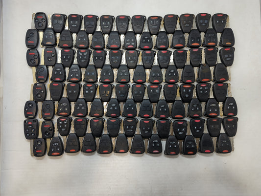 Lot of 100 Unknown Keyless Entry Remote Fob MIXED FCC IDS MIXED PART - Oemusedautoparts1.com