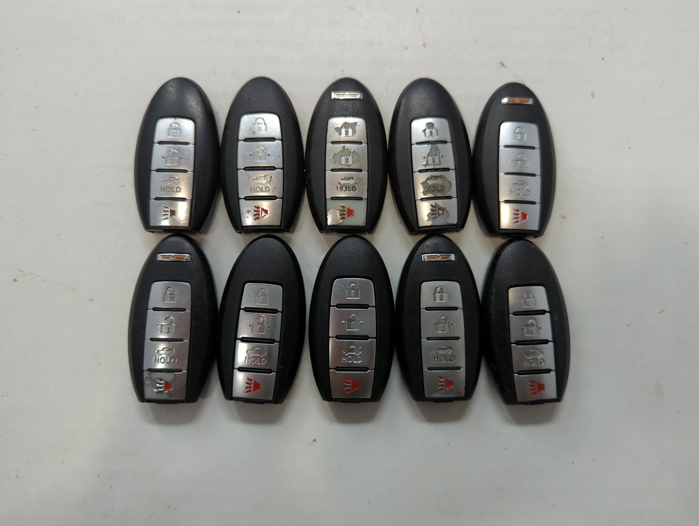 Lot of 10 Aftermarket Keyless Entry Remote Fob 2AOKM-NI3 | KR5S180144014 - Oemusedautoparts1.com