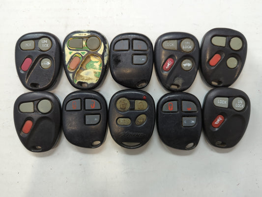 Lot of 10 Aftermarket Keyless Entry Remote Fob BGAOE3B | PQTDORM08 | - Oemusedautoparts1.com