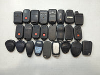 Lot of 25 Aftermarket Keyless Entry Remote Fob MIXED FCC IDS MIXED PART - Oemusedautoparts1.com