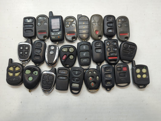Lot of 25 Aftermarket Keyless Entry Remote Fob MIXED FCC IDS MIXED PART - Oemusedautoparts1.com