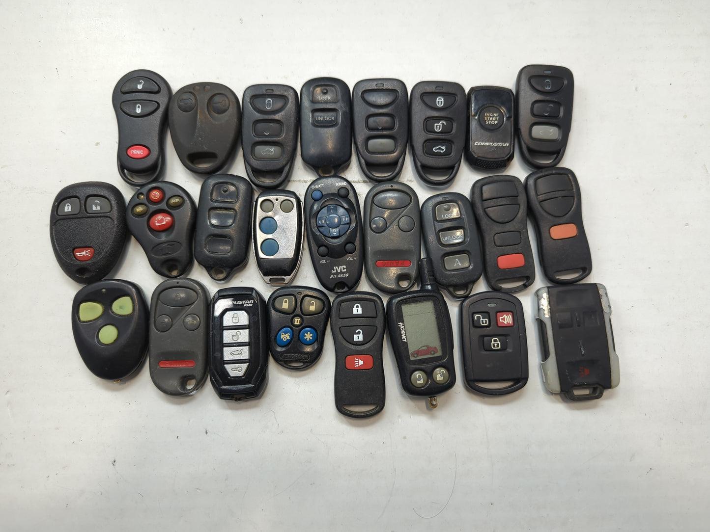 Lot of 25 Aftermarket Keyless Entry Remote Fob MIXED FCC IDS MIXED PART - Oemusedautoparts1.com