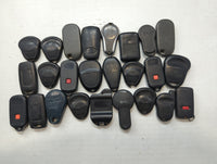 Lot of 25 Aftermarket Keyless Entry Remote Fob MIXED FCC IDS MIXED PART - Oemusedautoparts1.com
