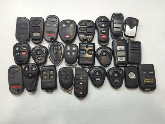 Lot of 25 Aftermarket Keyless Entry Remote Fob MIXED FCC IDS - Oemusedautoparts1.com