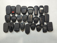 Lot of 25 Aftermarket Keyless Entry Remote Fob MIXED FCC IDS - Oemusedautoparts1.com