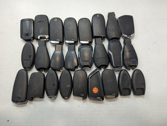 Lot of 25 Aftermarket Keyless Entry Remote Fob MIXED FCC IDS MIXED PART