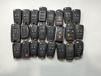 compare product Lot of 25 Aftermarket Keyless Entry Remote Fob MIXED FCC IDS MIXED PART