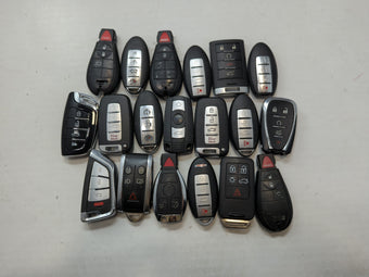 compare product Lot of 19 Aftermarket Keyless Entry Remote Fob MIXED FCC IDS MIXED PART