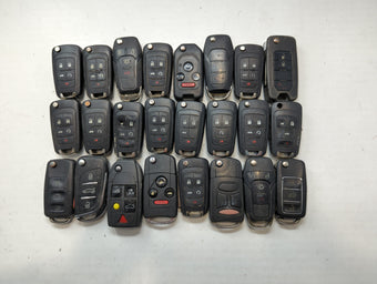 compare product Lot of 25 Aftermarket Keyless Entry Remote Fob MIXED FCC IDS MIXED PART