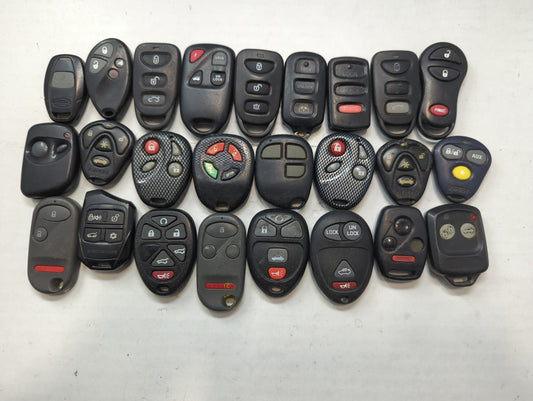 Lot of 25 Aftermarket Keyless Entry Remote Fob MIXED FCC IDS MIXED PART - Oemusedautoparts1.com
