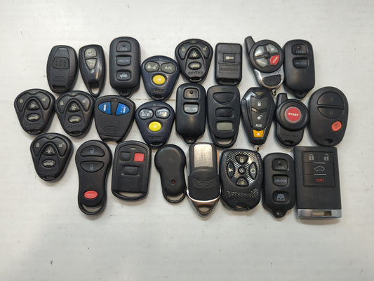 Lot of 25 Aftermarket Keyless Entry Remote Fob MIXED FCC IDS MIXED PART - Oemusedautoparts1.com