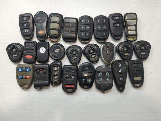 Lot of 25 Aftermarket Keyless Entry Remote Fob MIXED FCC IDS MIXED PART - Oemusedautoparts1.com