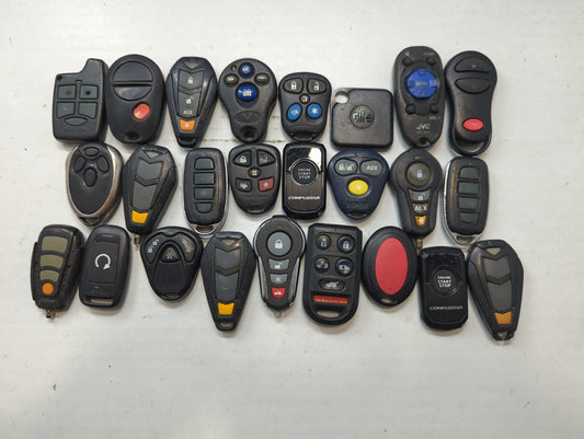 Lot of 25 Aftermarket Keyless Entry Remote Fob MIXED FCC IDS MIXED PART - Oemusedautoparts1.com