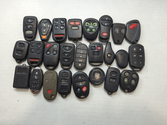 Lot of 25 Aftermarket Keyless Entry Remote Fob MIXED FCC IDS MIXED PART - Oemusedautoparts1.com
