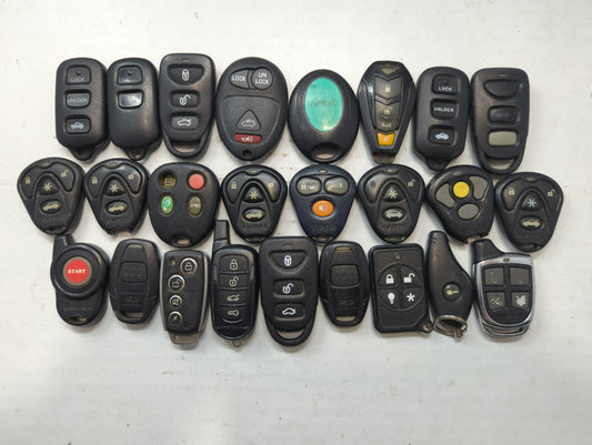 Lot of 25 Aftermarket Keyless Entry Remote Fob MIXED FCC IDS MIXED PART - Oemusedautoparts1.com