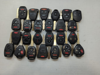 compare product Lot of 25 Aftermarket Keyless Entry Remote Fob MIXED FCC IDS MIXED PART