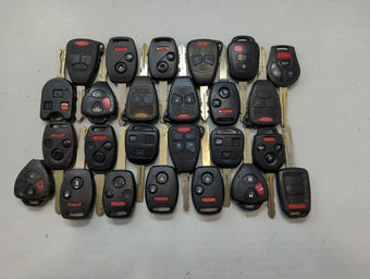 compare product Lot of 25 Aftermarket Keyless Entry Remote Fob MIXED FCC IDS MIXED PART