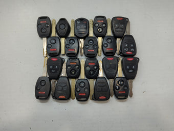 compare product Lot of 25 Aftermarket Keyless Entry Remote Fob MIXED FCC IDS MIXED PART