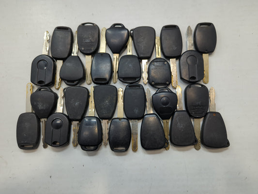 Lot of 25 Aftermarket Keyless Entry Remote Fob MIXED FCC IDS MIXED PART