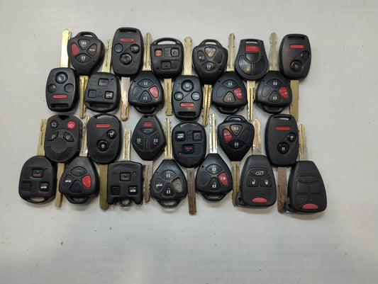 Lot of 25 Aftermarket Keyless Entry Remote Fob MIXED FCC IDS MIXED PART - Oemusedautoparts1.com