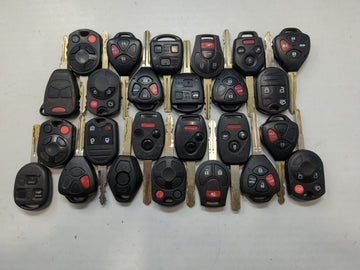 Lot of 25 Aftermarket Keyless Entry Remote Fob MIXED FCC IDS MIXED PART - Oemusedautoparts1.com