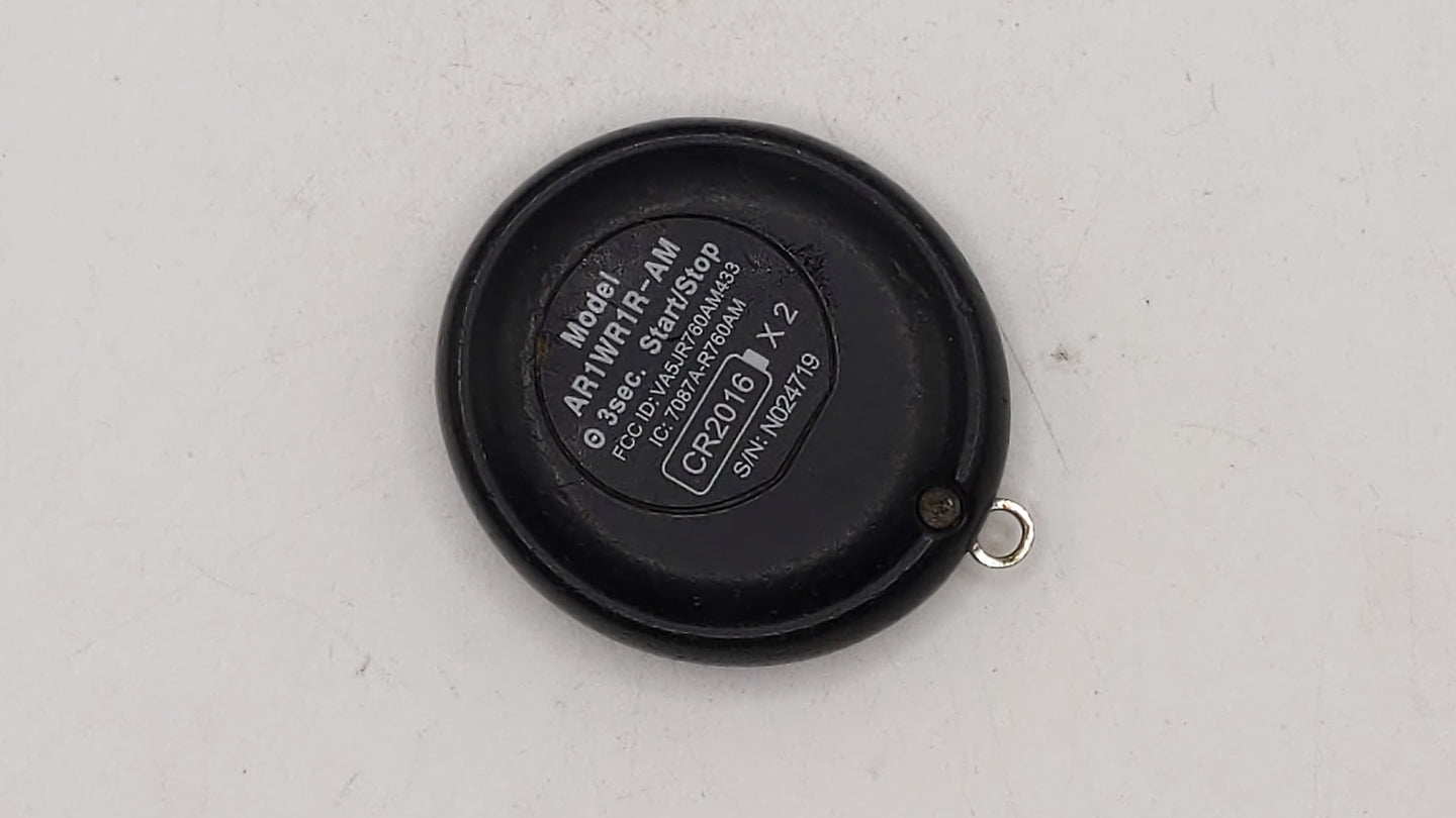 Arctic Start Keyless Entry Remote Fob VA5JR760AM433 1WR1R-AM 1 buttons - Oemusedautoparts1.com