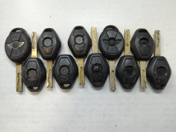 Lot of 10 Aftermarket Bmw Keyless Entry Remote Fob MIXED FCC IDS MIXED - Oemusedautoparts1.com