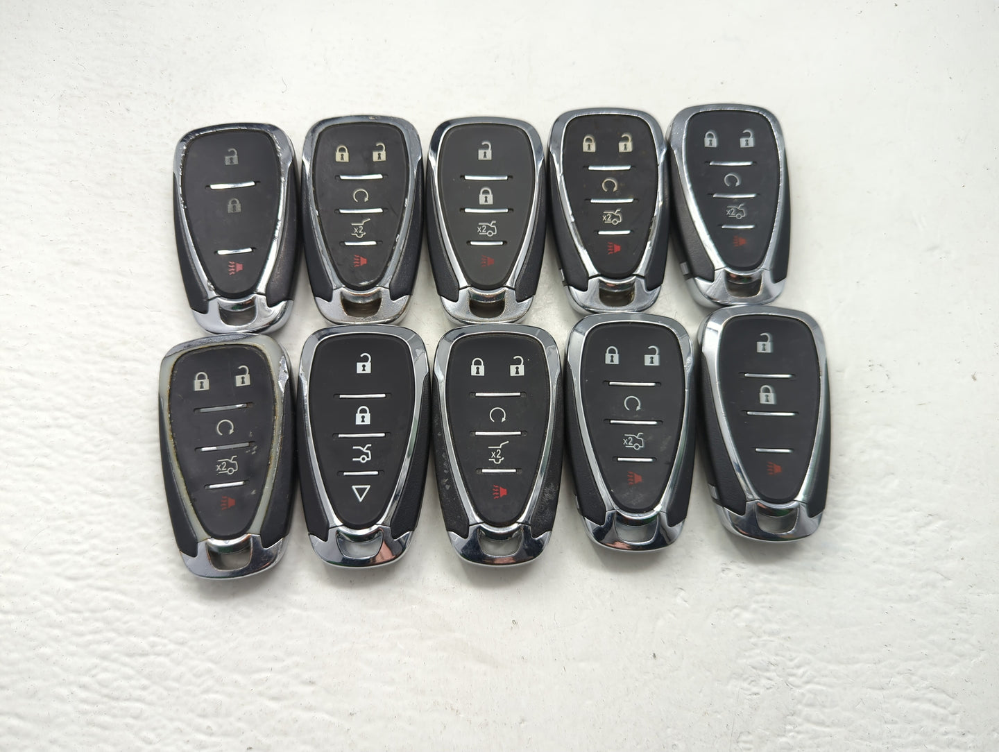 Lot of 10 Aftermarket Chevrolet Keyless Entry Remote Fob UNKNOWN UNKNOWN - Oemusedautoparts1.com