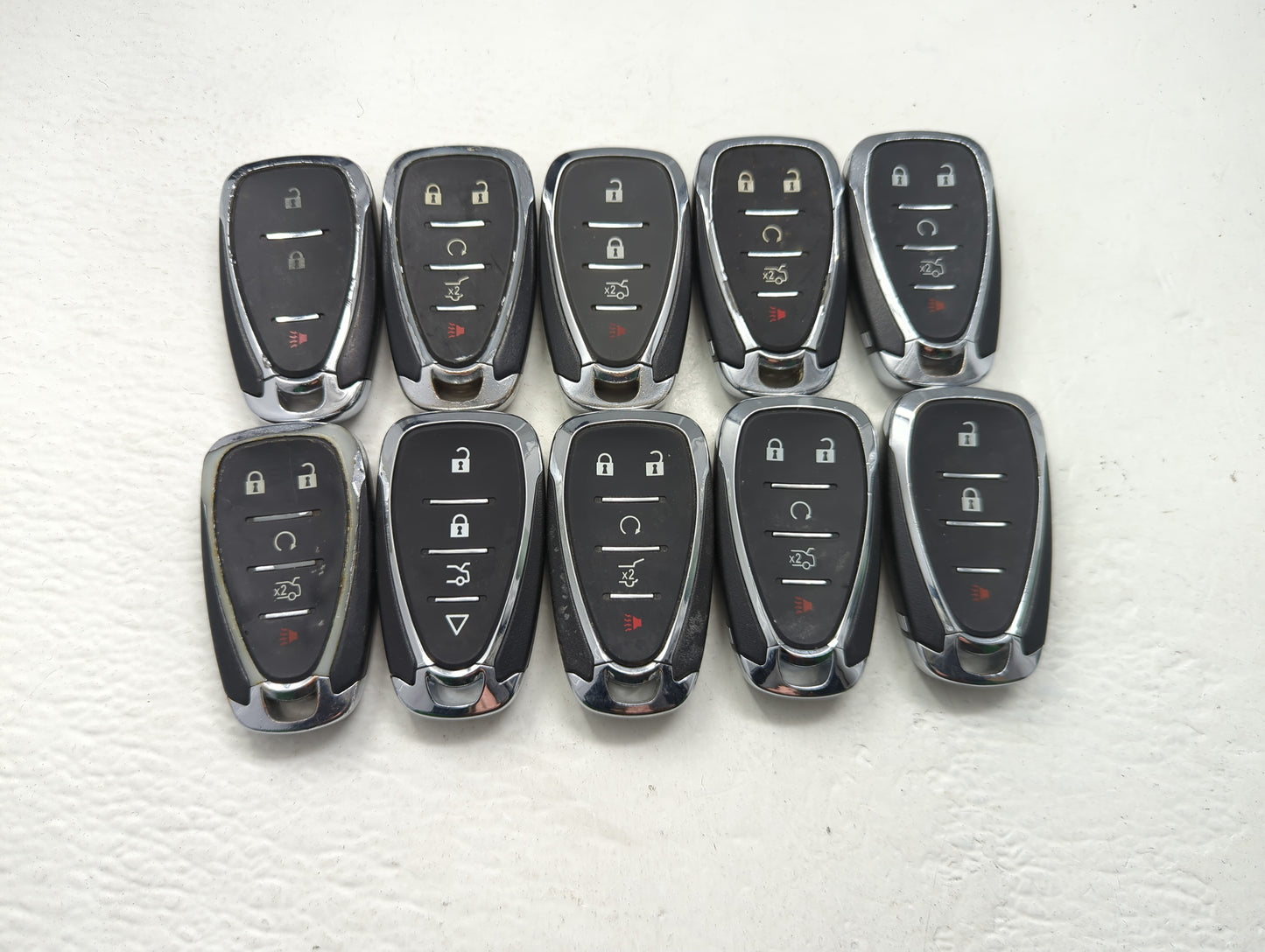 Lot of 10 Aftermarket Chevrolet Keyless Entry Remote Fob UNKNOWN UNKNOWN - Oemusedautoparts1.com