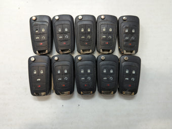 compare product Lot of 10 Aftermarket Chevrolet Keyless Entry Remote Fob MIXED FCC IDS