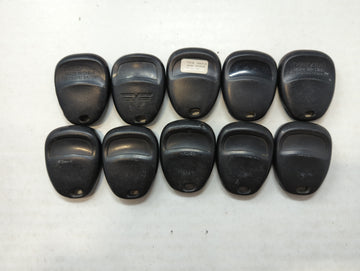 Lot of 10 Aftermarket Chevrolet Keyless Entry Remote Fob MIXED FCC IDS 559536