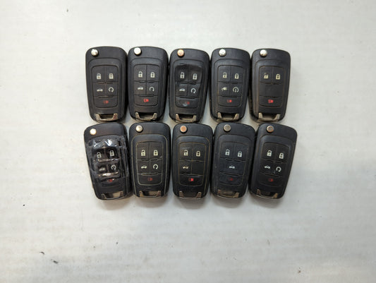Lot of 10 Aftermarket Chevrolet Keyless Entry Remote Fob MIXED FCC IDS - Oemusedautoparts1.com