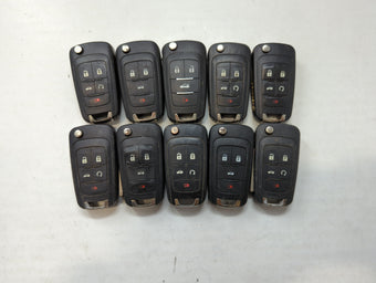 compare product Lot of 10 Aftermarket Chevrolet Keyless Entry Remote Fob MIXED FCC IDS
