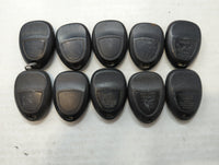 Lot of 10 Aftermarket Chevrolet Keyless Entry Remote Fob MIXED FCC IDS - Oemusedautoparts1.com