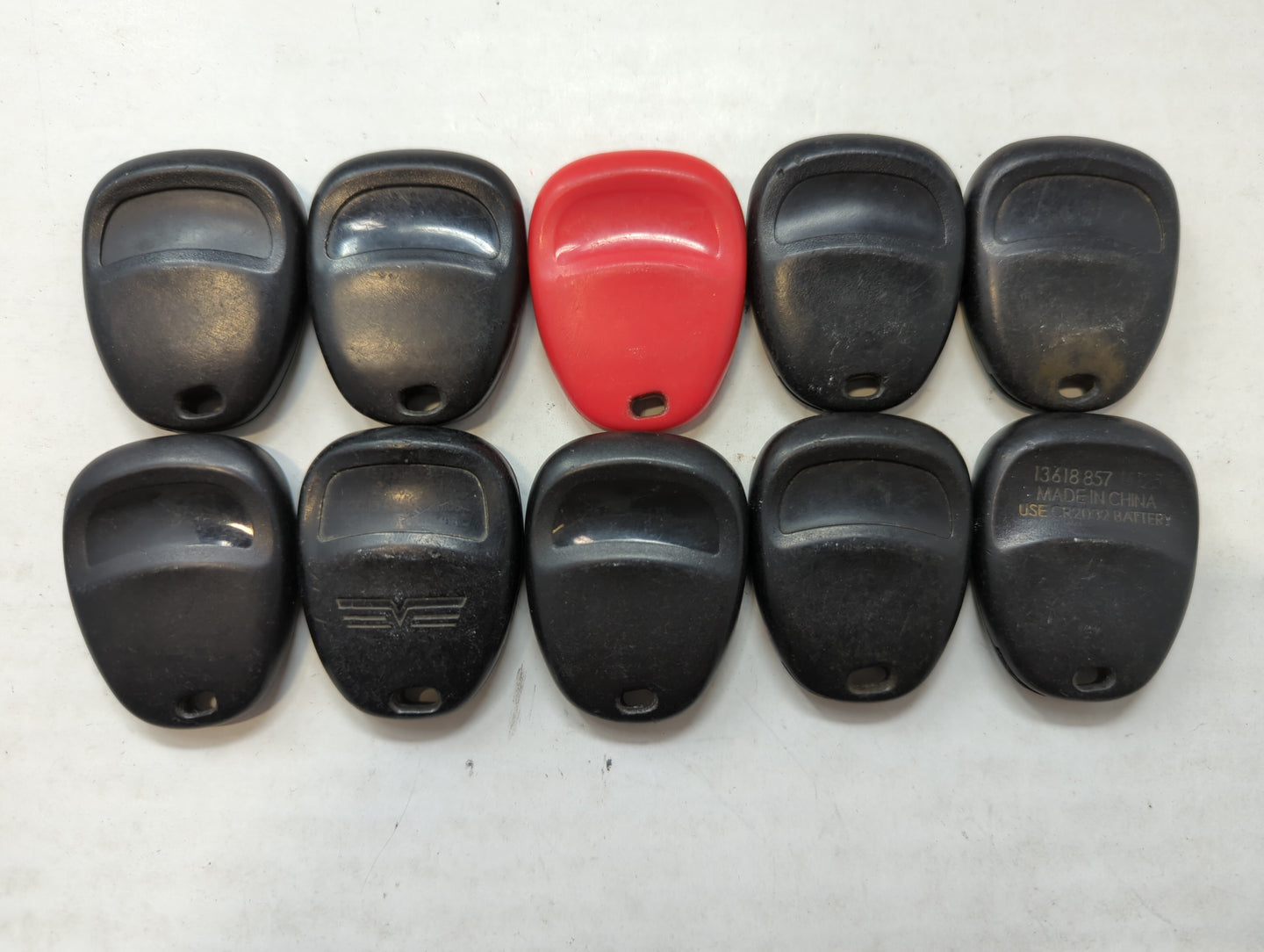 Lot of 10 Aftermarket Chevrolet Keyless Entry Remote Fob MIXED FCC IDS - Oemusedautoparts1.com