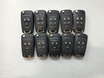 compare product Lot of 10 Aftermarket Chevrolet Keyless Entry Remote Fob MIXED FCC IDS