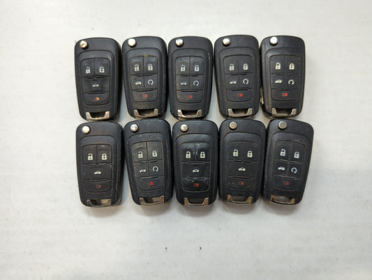 Lot of 10 Aftermarket Chevrolet Keyless Entry Remote Fob MIXED FCC IDS - Oemusedautoparts1.com