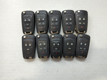 Lot of 10 Aftermarket Chevrolet Keyless Entry Remote Fob MIXED FCC IDS 563195 - Oemusedautoparts1.com