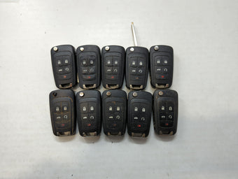 compare product Lot of 10 Aftermarket Chevrolet Keyless Entry Remote Fob MIXED FCC IDS