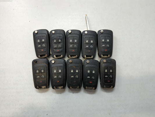 Lot of 10 Aftermarket Chevrolet Keyless Entry Remote Fob MIXED FCC IDS - Oemusedautoparts1.com