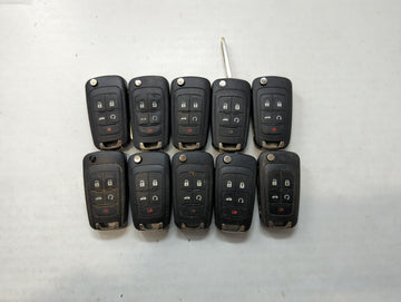 Lot of 10 Aftermarket Chevrolet Keyless Entry Remote Fob MIXED FCC IDS 563235 - Oemusedautoparts1.com