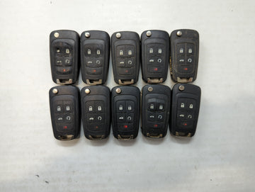 Lot of 10 Aftermarket Chevrolet Keyless Entry Remote Fob MIXED FCC IDS 563240 - Oemusedautoparts1.com