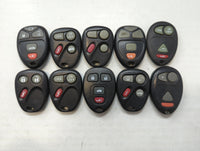 Lot of 10 Aftermarket Chevrolet Keyless Entry Remote Fob MIXED FCC IDS - Oemusedautoparts1.com