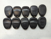 Lot of 10 Aftermarket Chevrolet Keyless Entry Remote Fob MIXED FCC IDS - Oemusedautoparts1.com
