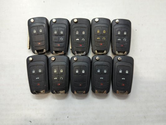 Lot of 10 Aftermarket Chevrolet Keyless Entry Remote Fob MIXED FCC IDS - Oemusedautoparts1.com