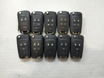 compare product Lot of 10 Aftermarket Chevrolet Keyless Entry Remote Fob MIXED FCC IDS 563651
