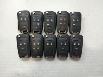 Lot of 10 Aftermarket Chevrolet Keyless Entry Remote Fob MIXED FCC IDS 563651 - Oemusedautoparts1.com