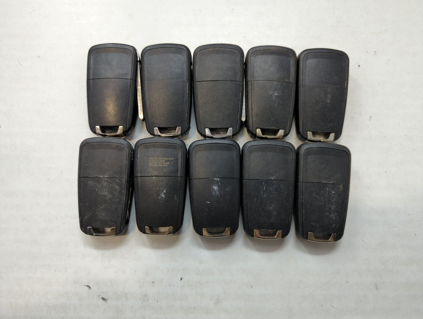 Lot of 10 Aftermarket Chevrolet Keyless Entry Remote Fob MIXED FCC IDS - Oemusedautoparts1.com