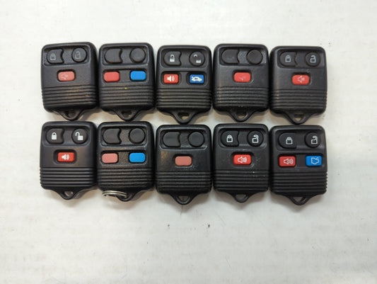 Lot of 10 Aftermarket Ford Keyless Entry Remote Fob MIXED FCC IDS MIXED - Oemusedautoparts1.com